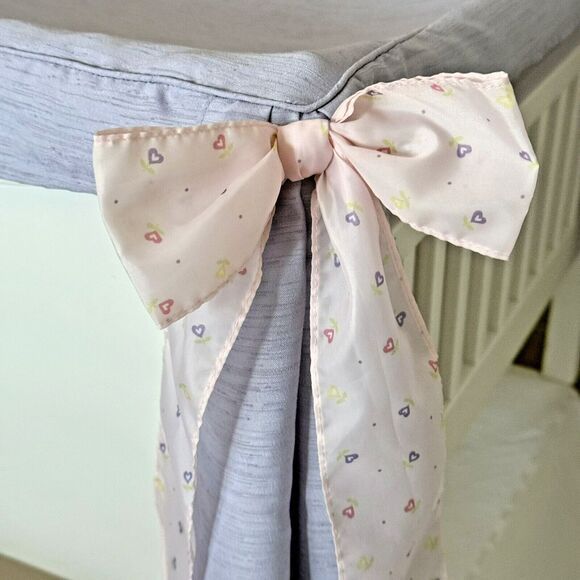 Vtg American Girl Bitty Baby CRIB CANOPY COVER ONLY Doll Bed Purple Lavender - Picture 5 of 5